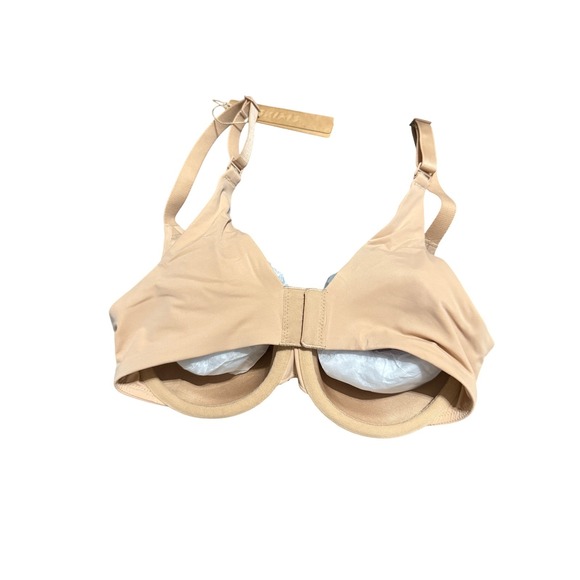 2/$30 NEW Skims Beige SMOOTHING INTIMATES COVERAGE BRA Lightly Lined Underwire - Picture 5 of 13